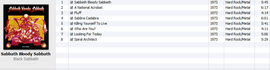 Black Sabbath - Sabbath Bloody Sabbath